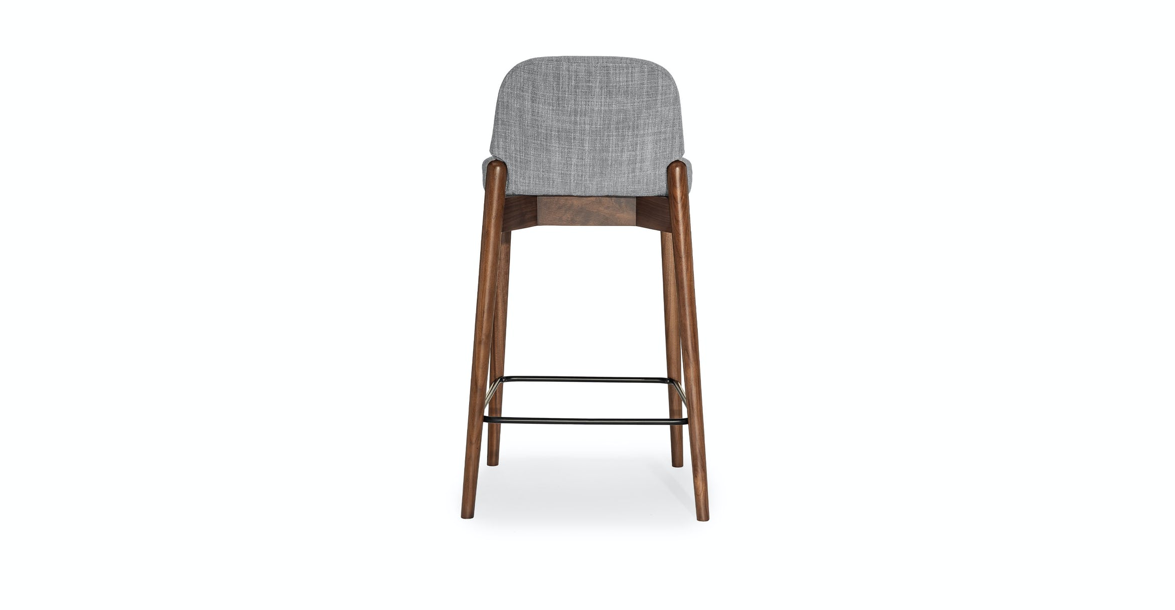 Albo Pebble Gray Walnut Counter Stool thumbnail 4