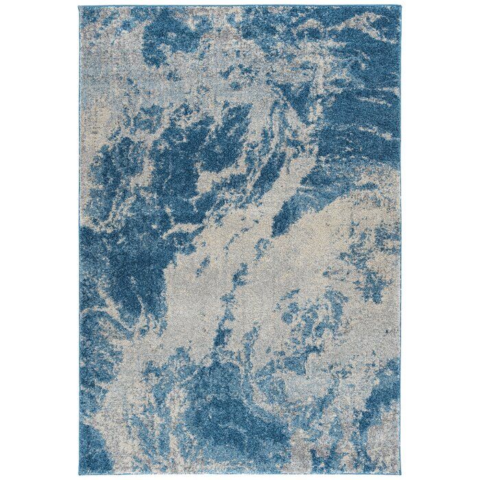 Burnsville Blue Area Rug-7'8"x10'5" thumbnail 2