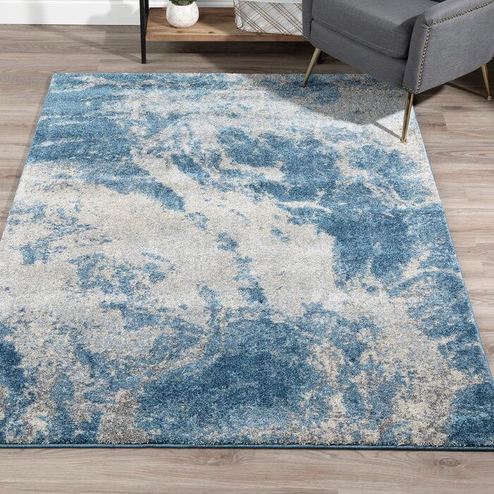 Burnsville Blue Area Rug-7'8"x10'5" thumbnail 3