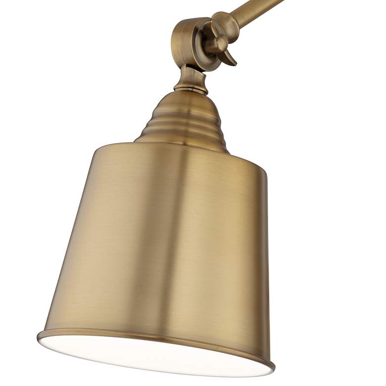 Mendes Antique Brass Down Light Hardwire Wall Lamp thumbnail 2