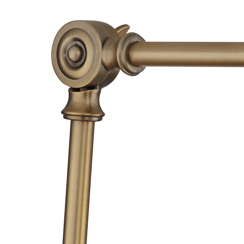 Mendes Antique Brass Down Light Hardwire Wall Lamp thumbnail 3
