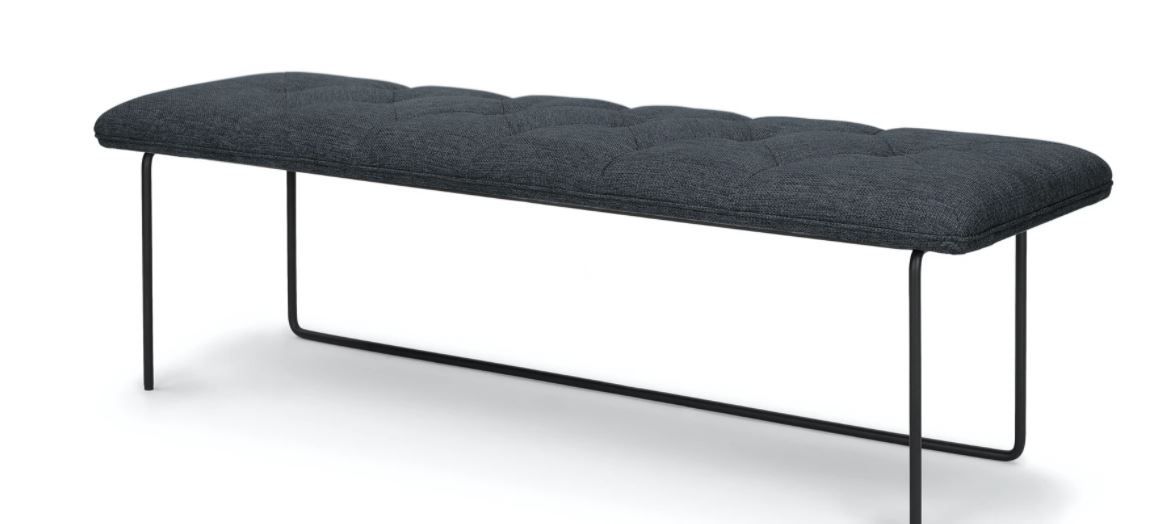Level Bella Black 61" Bench thumbnail 2