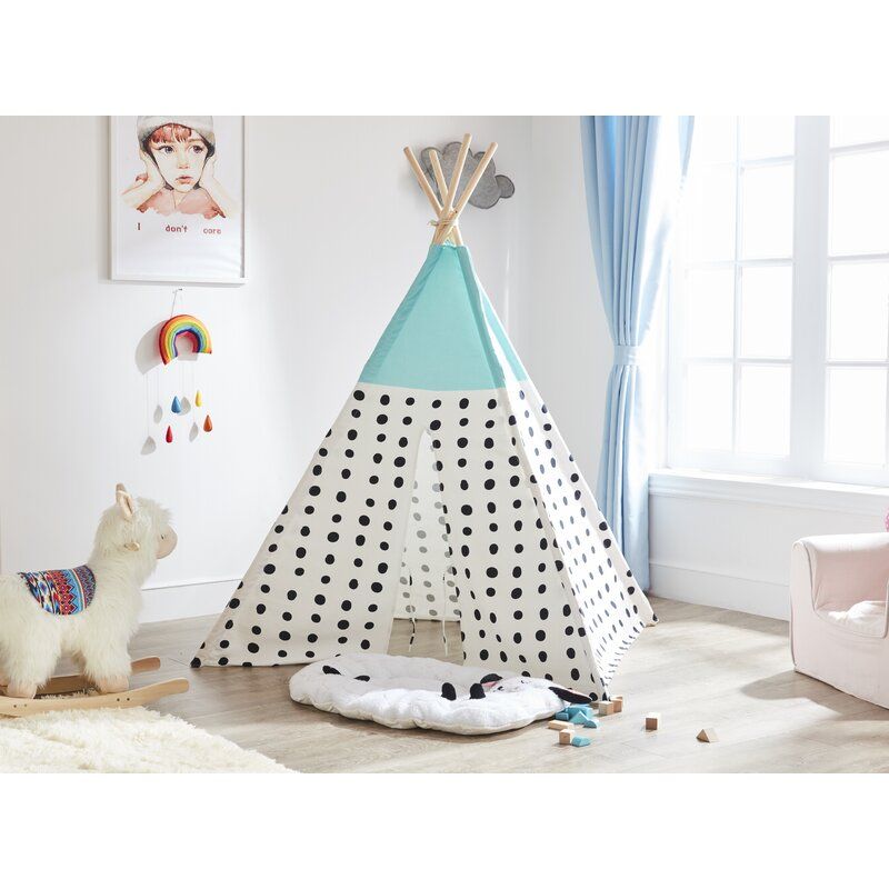 Kids Triangular Play Tent with Carrying Bag thumbnail 3