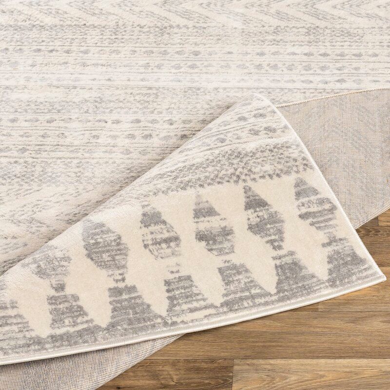 Warlick Gray Taupe Area Rug thumbnail 4