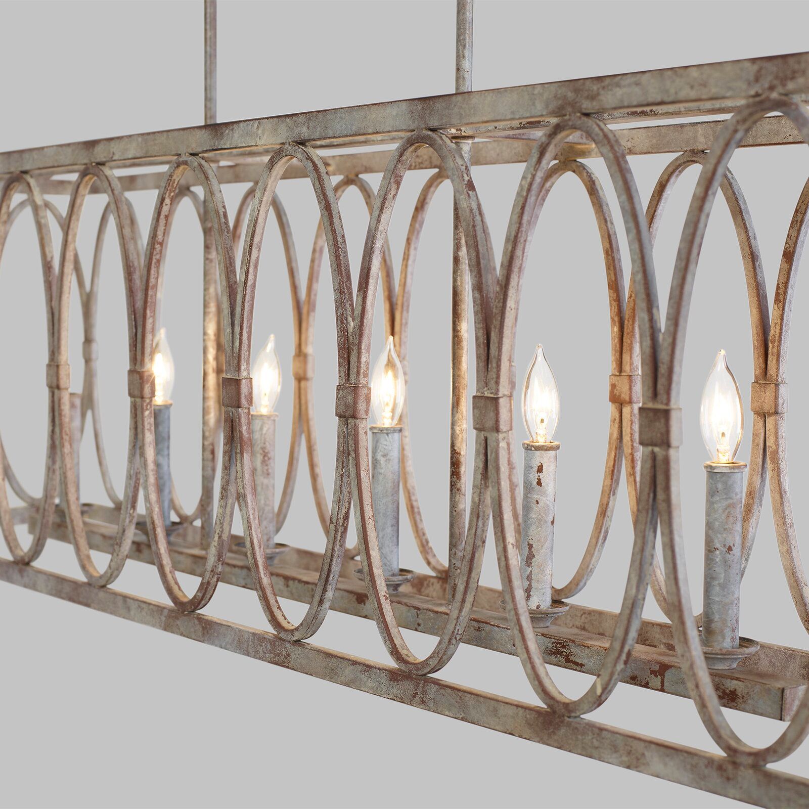Cavana 6 Light Kitchen Island Linear Pendant thumbnail 3