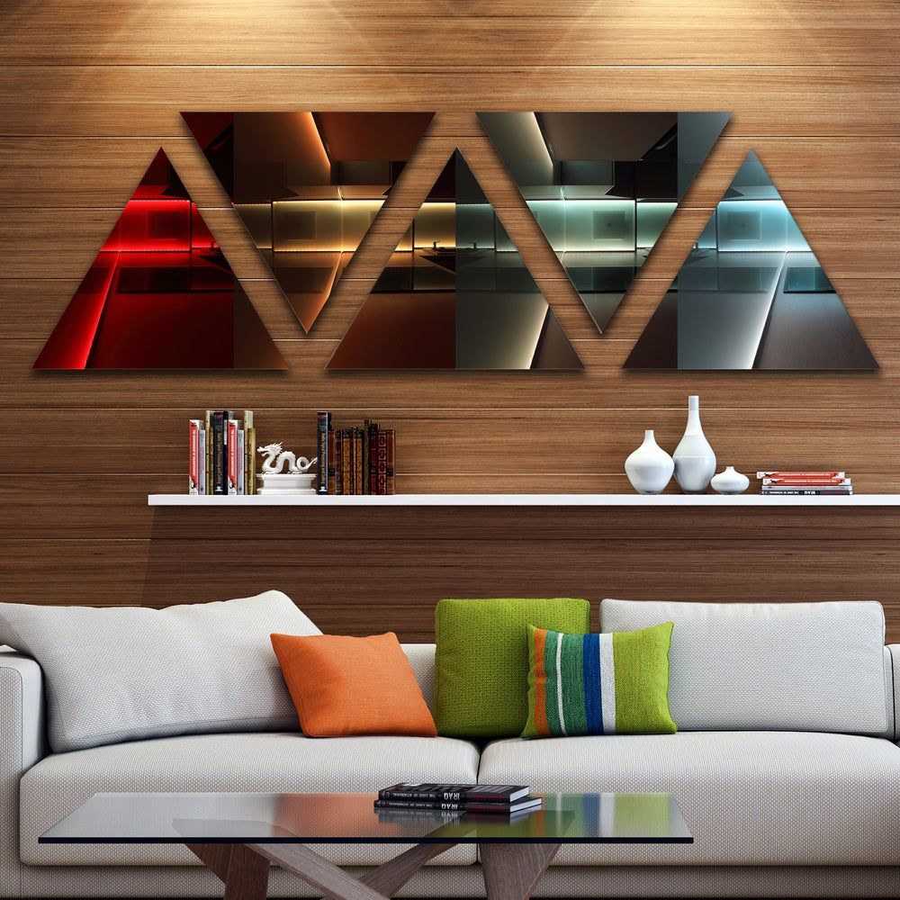 Designart Kitchen with LED Lighting Canvas art print thumbnail 3
