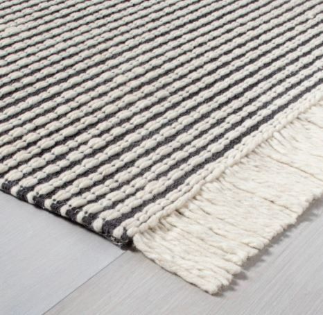 Textured Stripe Area Rug-7'x10' thumbnail 2