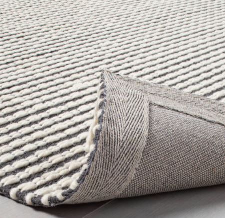 Textured Stripe Area Rug-7'x10' thumbnail 4