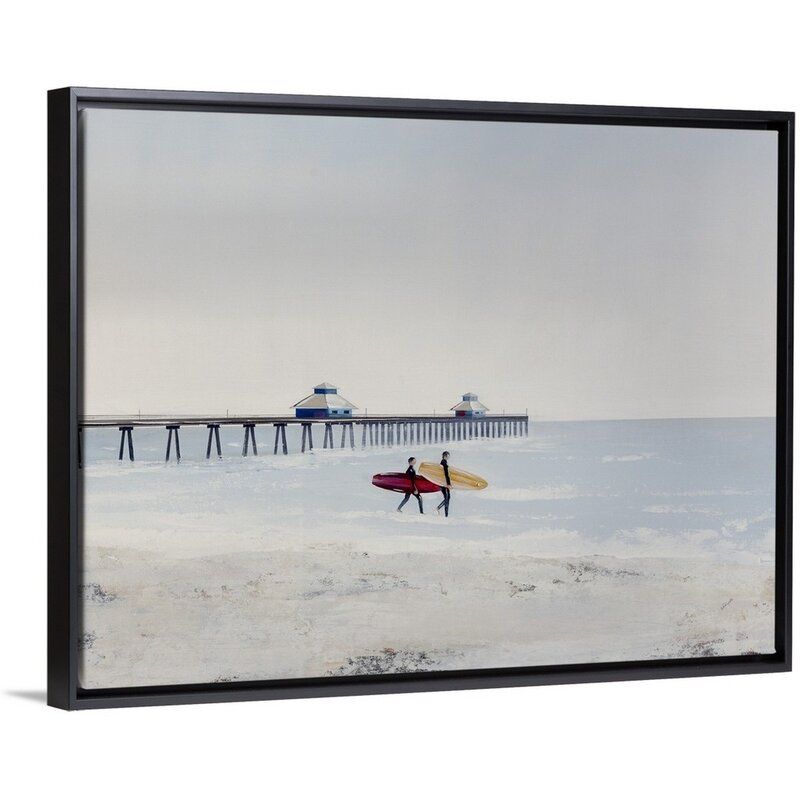 Sun and Sand II Painting on Canvas With Frame thumbnail 2