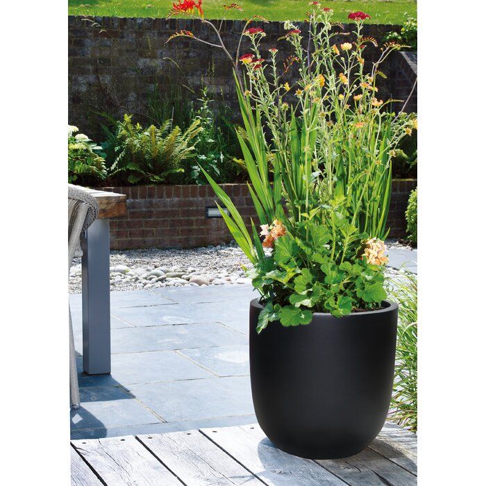 Modern Fiberglass Pot Planter thumbnail 3