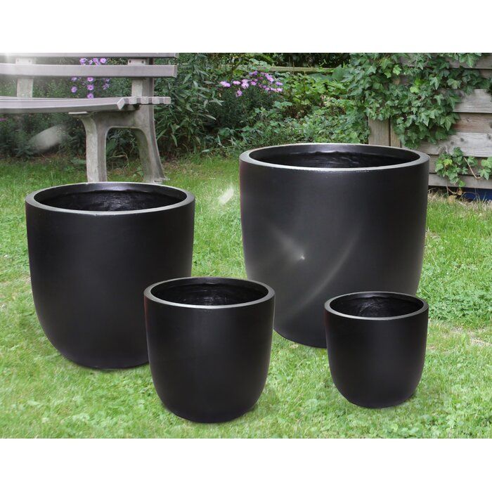 Modern Fiberglass Pot Planter thumbnail 4