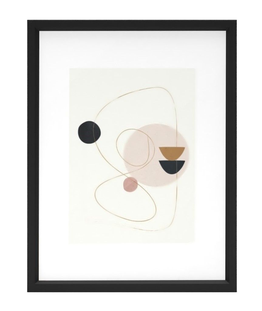 Abstract Minimal Art Print With frame thumbnail 2