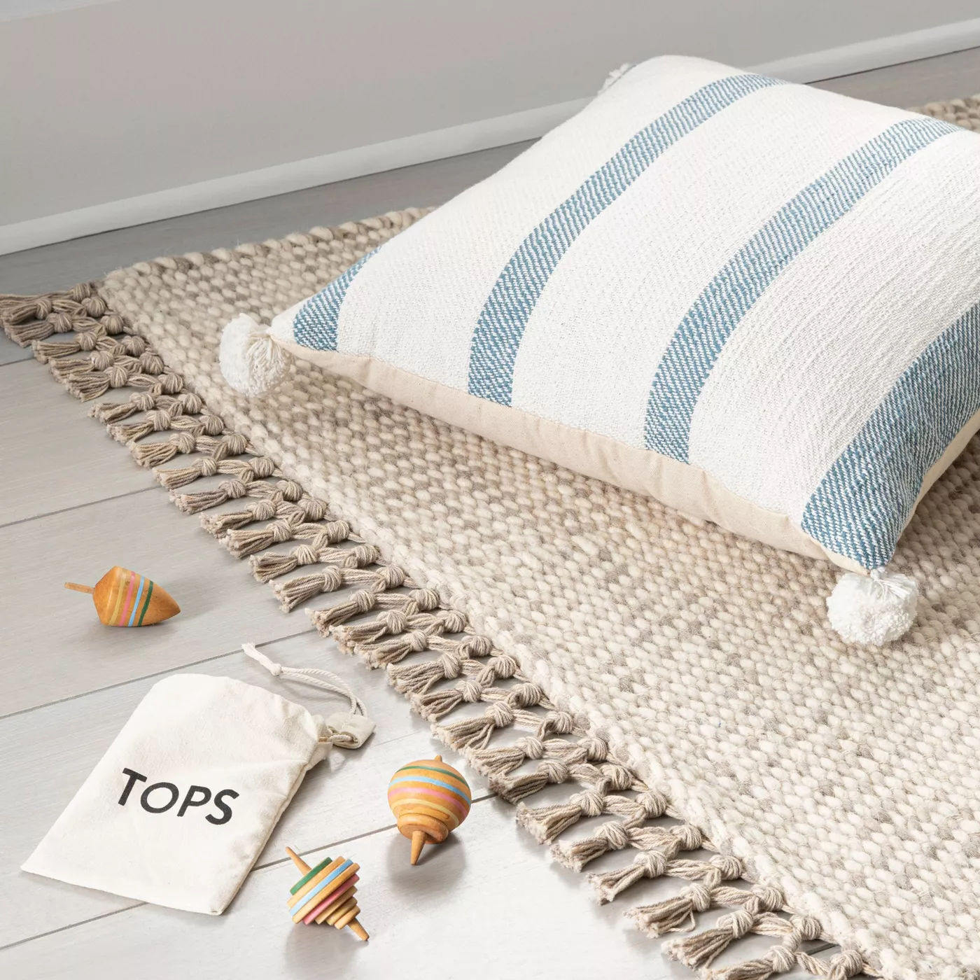 Bold Stripes Throw Pillow With Insert thumbnail 2
