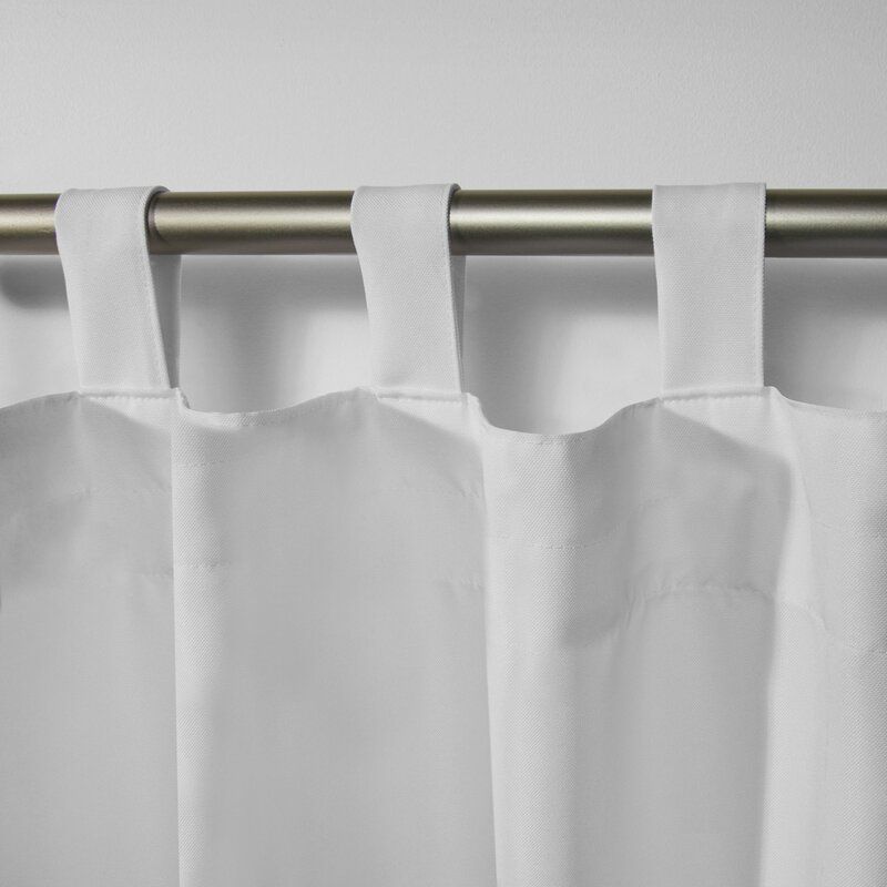 Prattsville Solid Room Darkening Tab Top Curtain Panels thumbnail 2