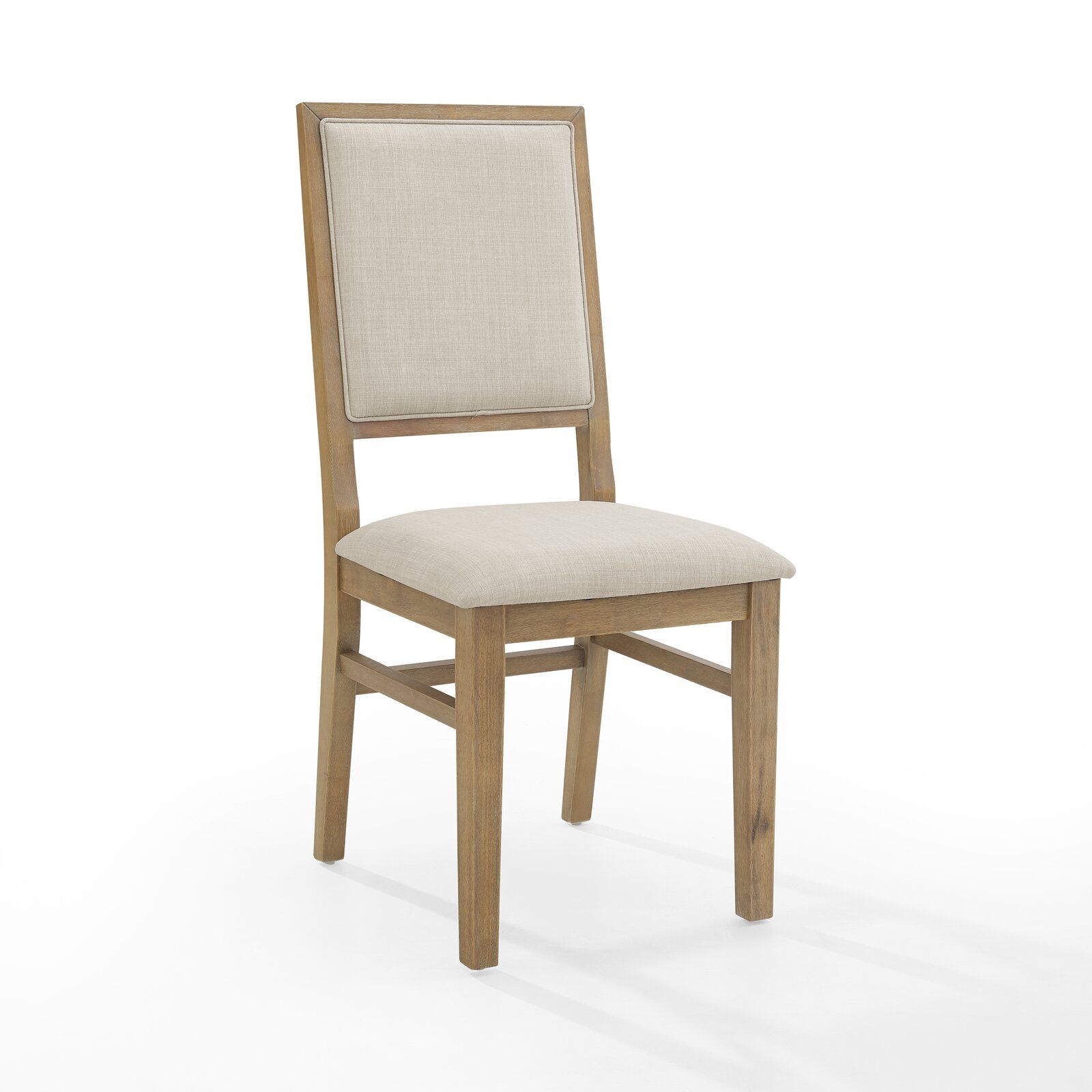 Colona Linen Side Chair in Creme thumbnail 2