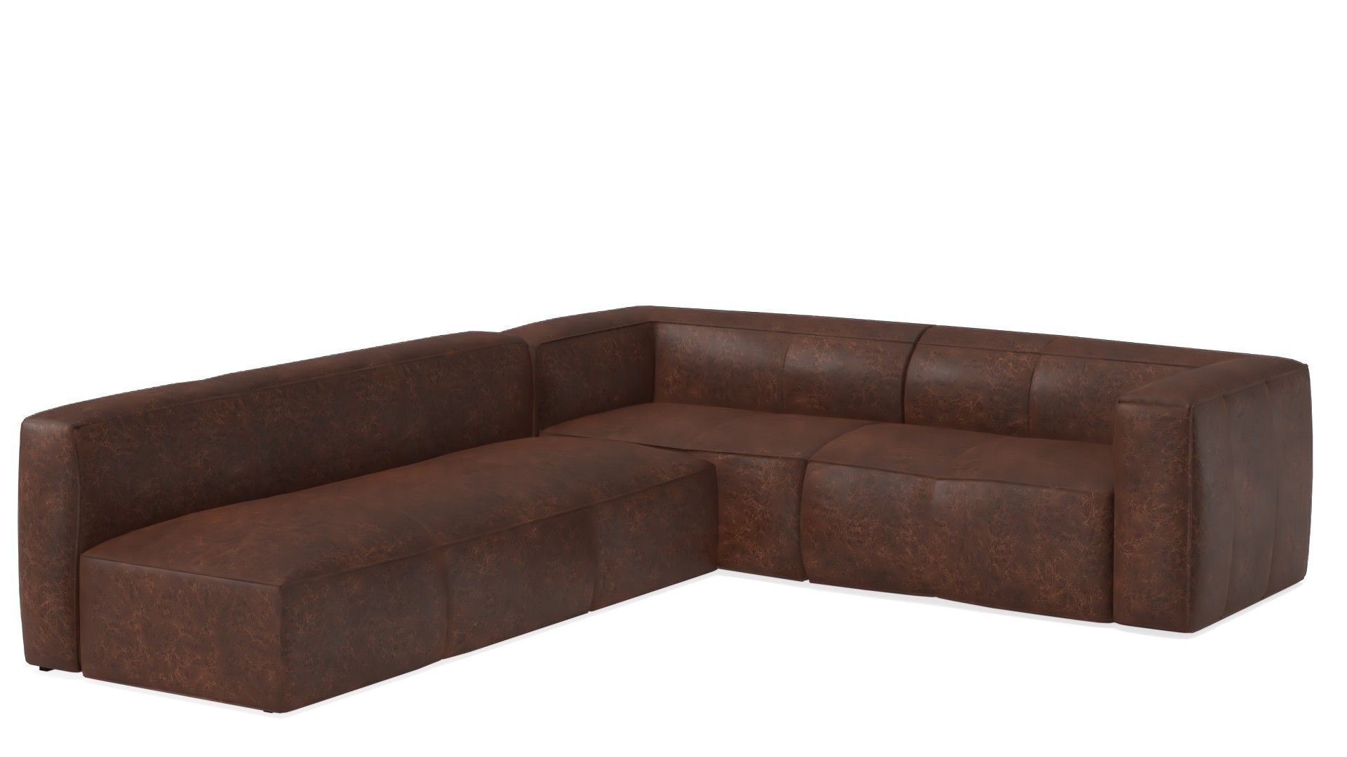 LENYX 2-PIECE LEATHER EXTRA LARGE SECTIONAL thumbnail 3