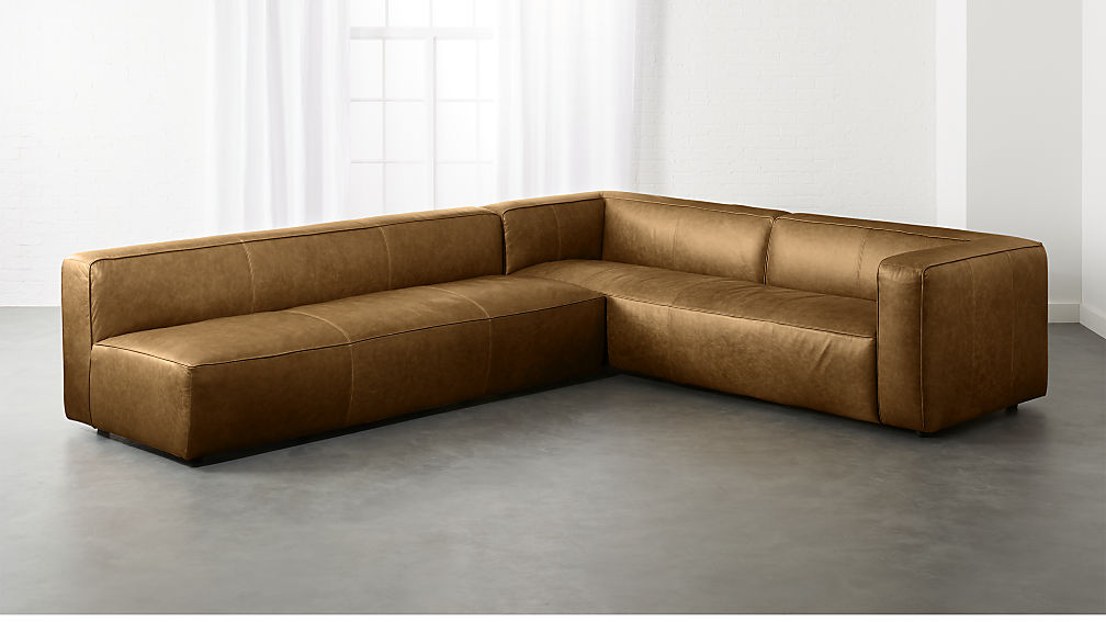 LENYX 2-PIECE LEATHER EXTRA LARGE SECTIONAL thumbnail 4