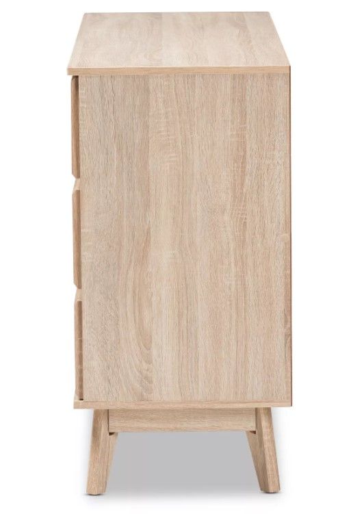 Miren Light Oak 6 Drawer Dresser Brown thumbnail 4