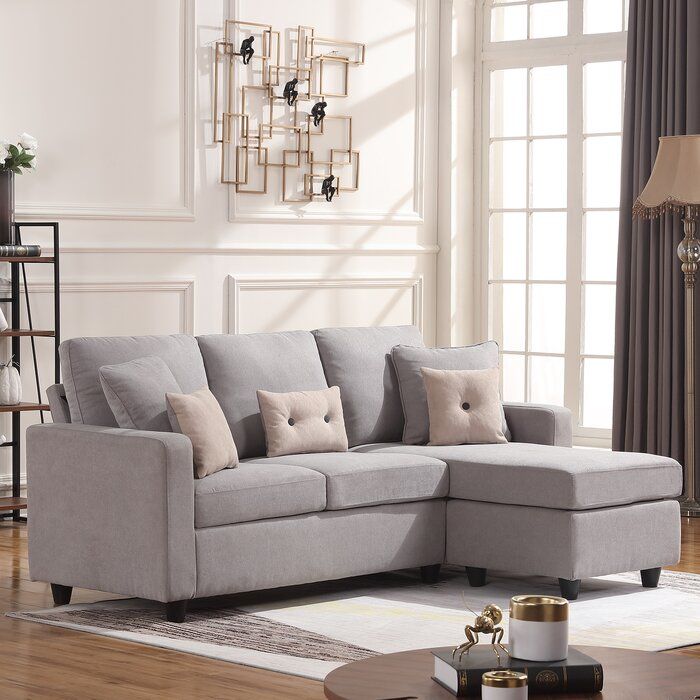 Reversible Sofa and Chaise with Ottoman thumbnail 4