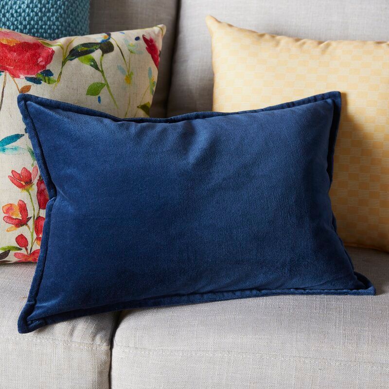 Montague Rectangular Velvet Lumbar Pillow Cover & Insert thumbnail 2