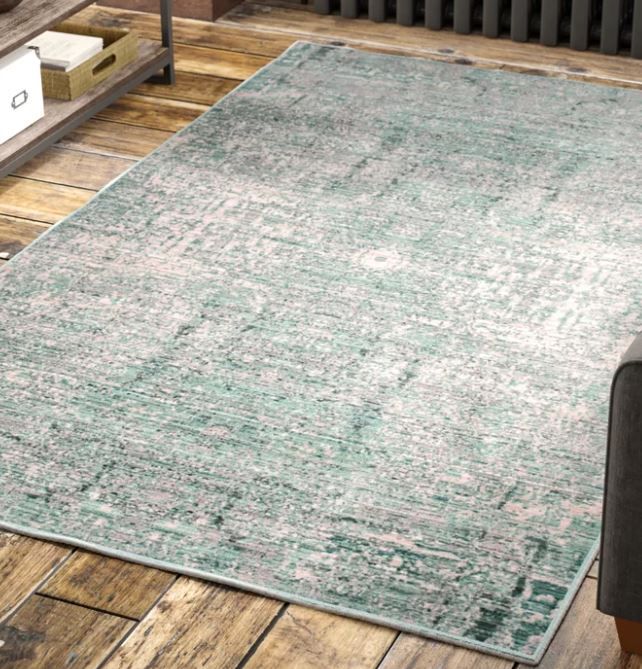 Celeta Teal Area Rug thumbnail 2