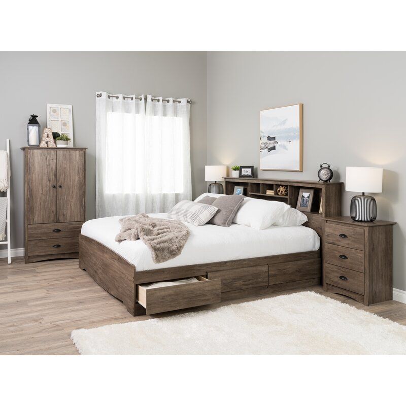 Oleanna Storage Platform Bed-King thumbnail 5