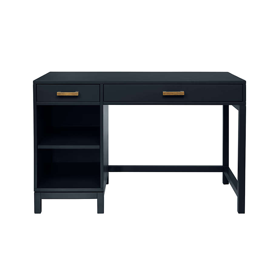 Kids Parke Navy Blue Desk and Hutch thumbnail 2
