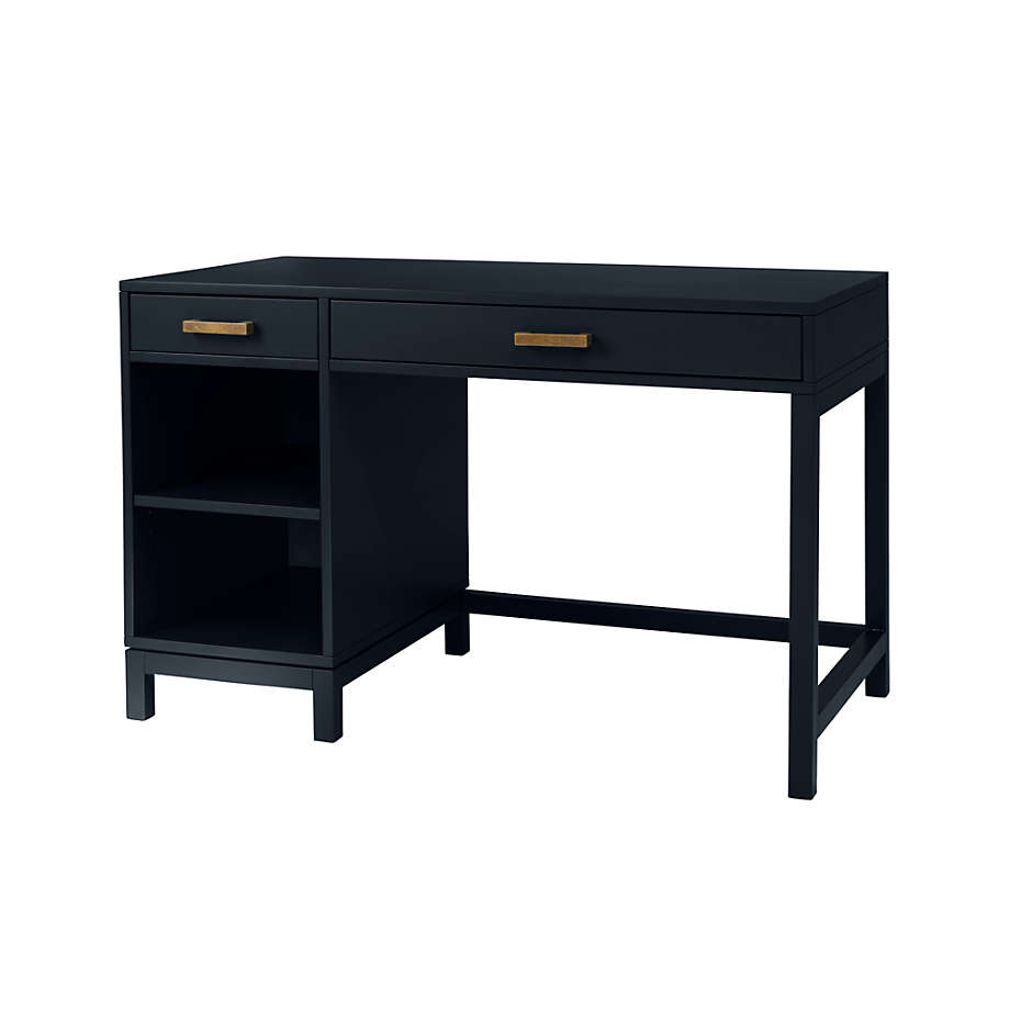 Kids Parke Navy Blue Desk and Hutch thumbnail 3