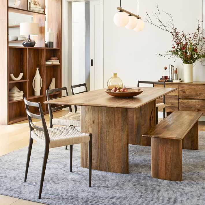 Anton Solid Wood Dining Table thumbnail 4