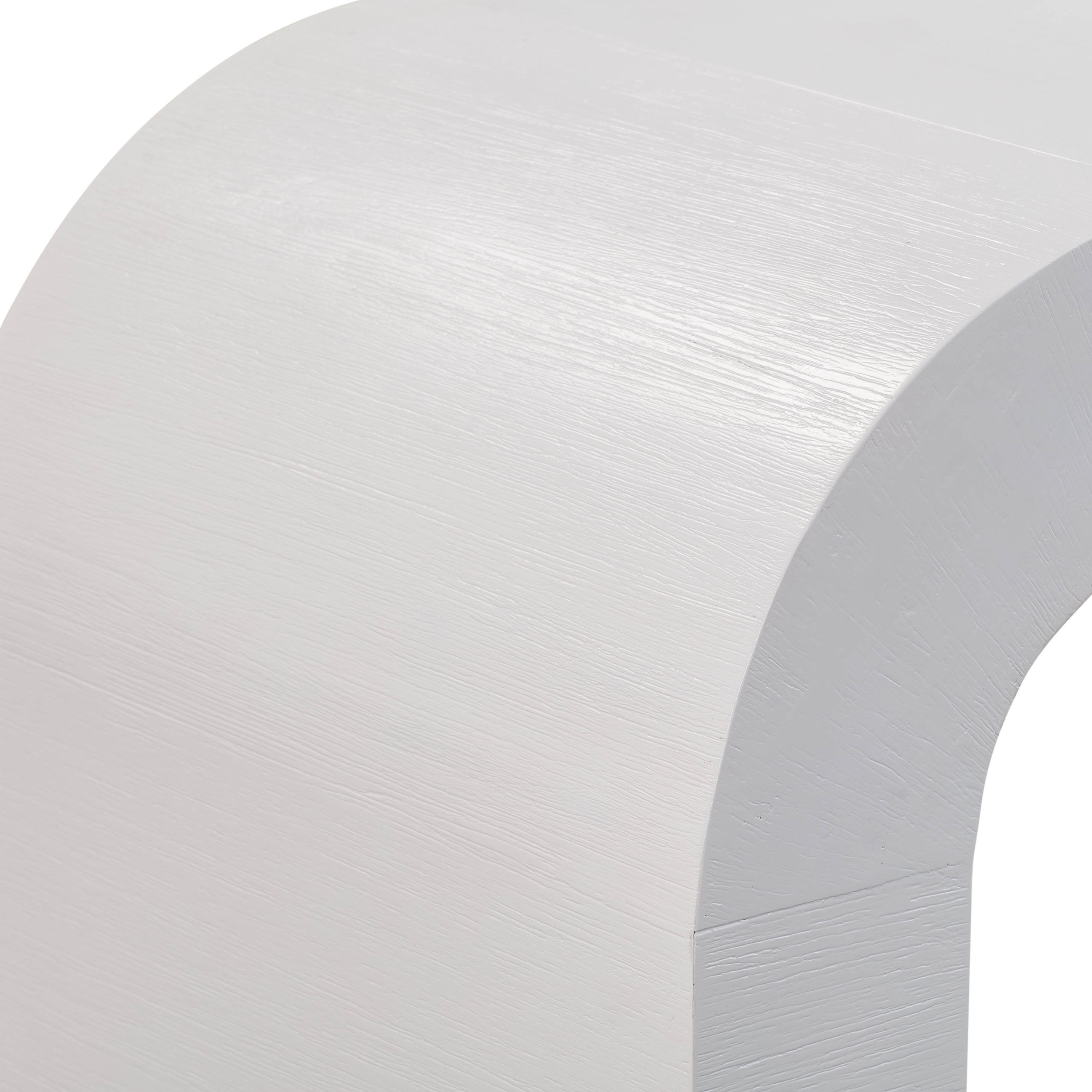 Bump White Console Table thumbnail 4