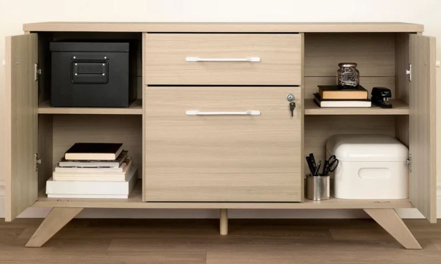 Helsy Shelf Filing Credenza thumbnail 2