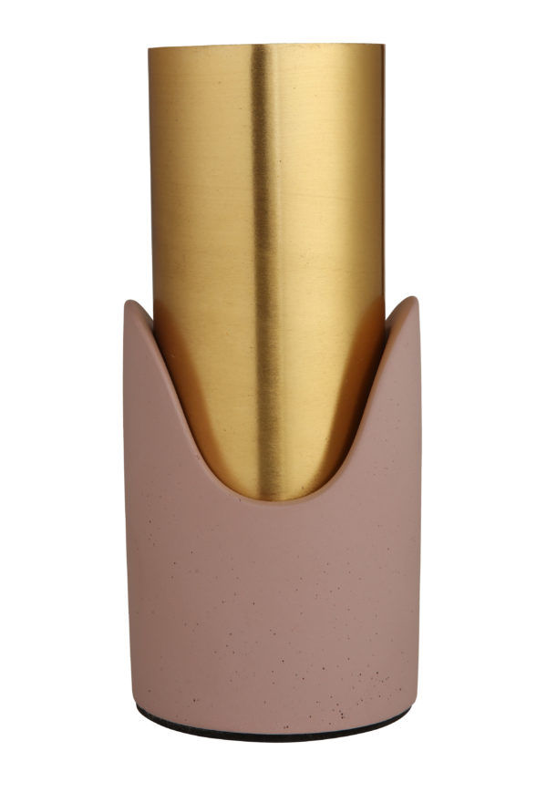 Pink Concrete Vase thumbnail 2