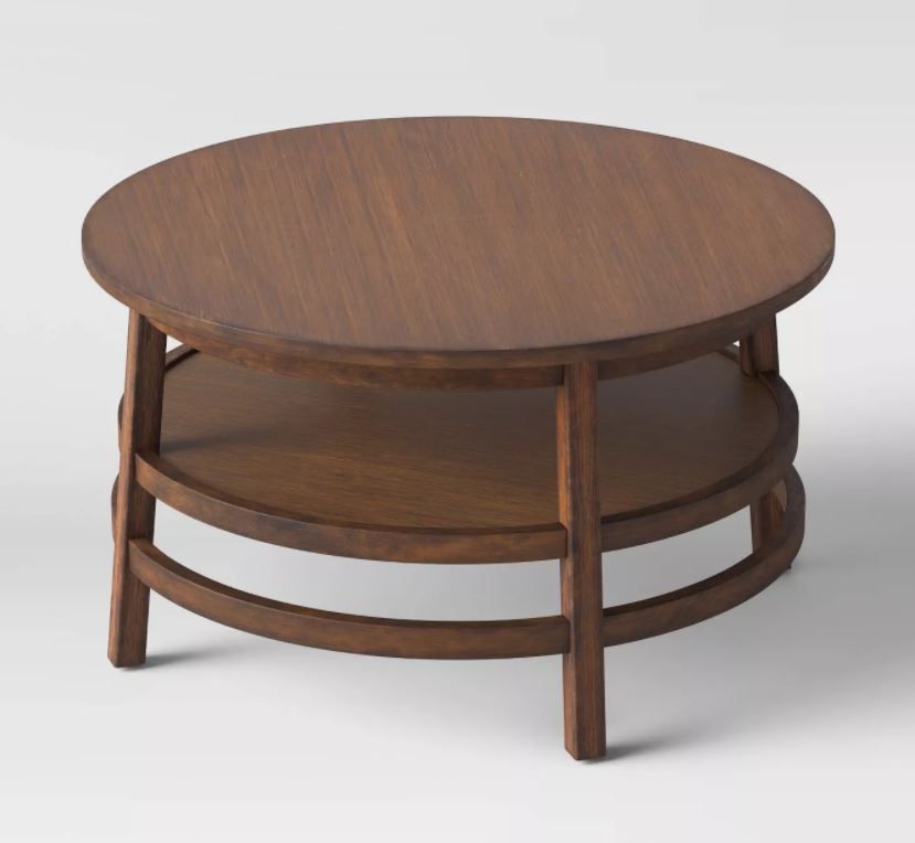 Haverhill Wood Round Coffee Table thumbnail 3