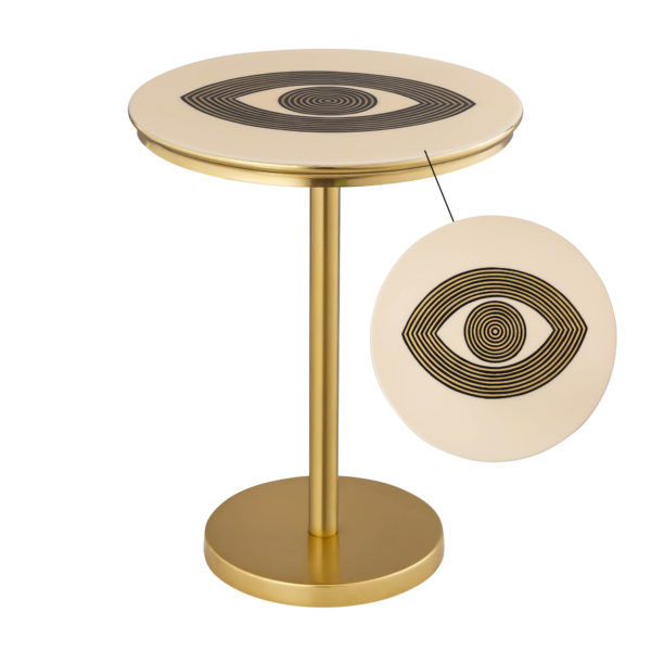 Brass Eye Accent Table thumbnail 2