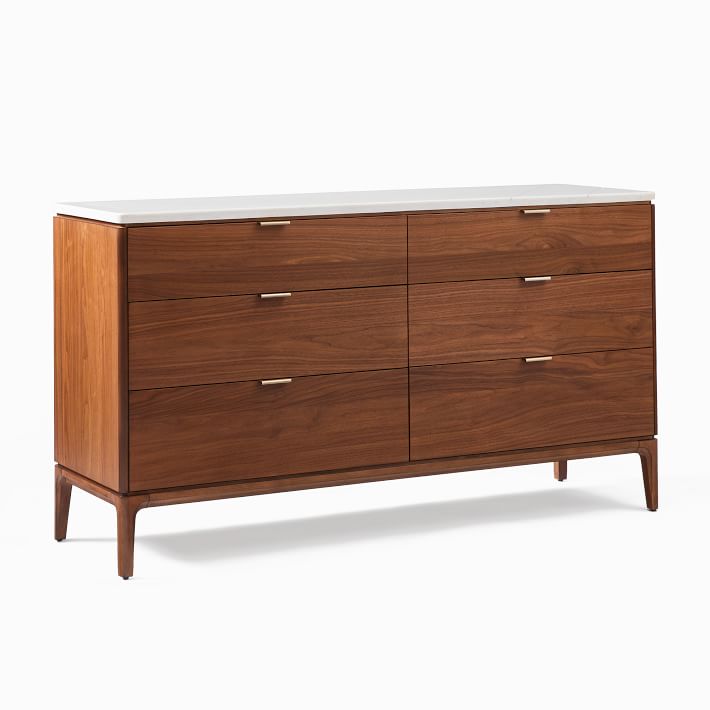 Parker Storage Marble And Cool Walnut thumbnail 3