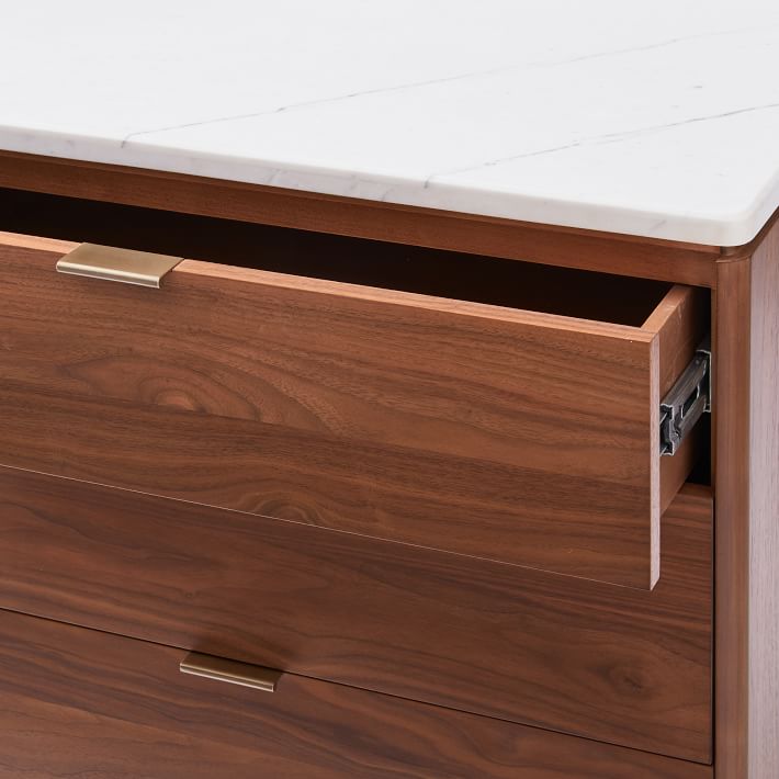 Parker Storage Marble And Cool Walnut thumbnail 6