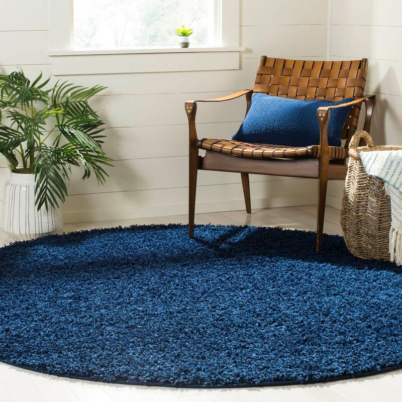 Oceanne Navy Area Rug-6'x6' thumbnail 2