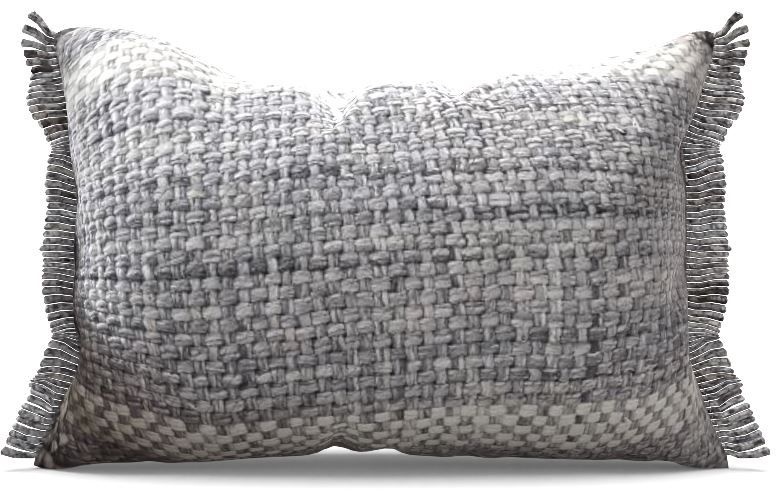 Ixora Eco Friendly Textured Indoor Outdoor Lumbar Pillow Witrh Insert thumbnail 3