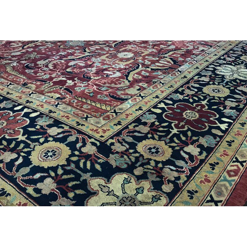 Oriental Hand Knotted Wool Rug-12'x15' thumbnail 2