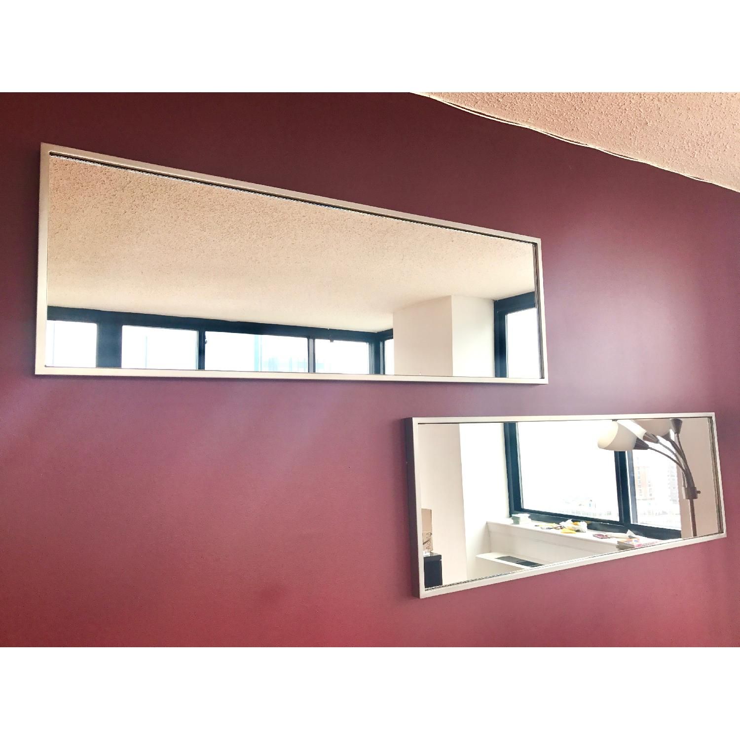 West Elm Metal Framed Landscape Mirror thumbnail 2