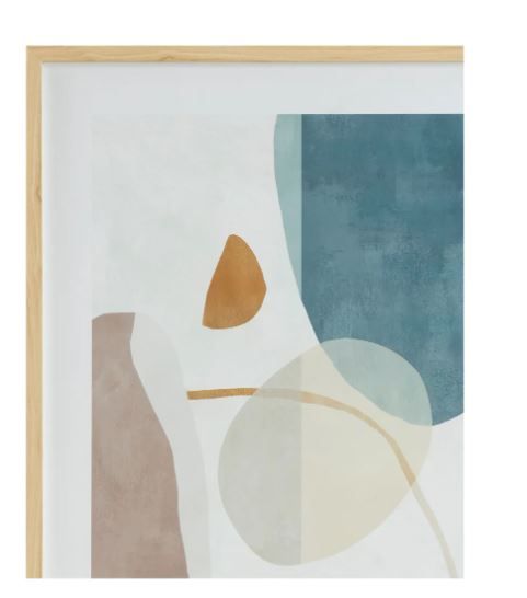 Tranquil Abstract Print With Frame thumbnail 3