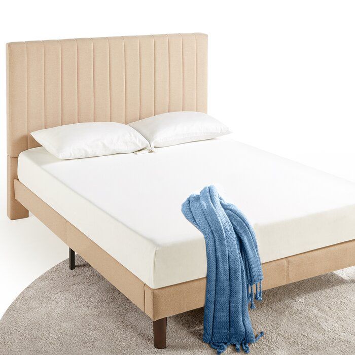 Debi Upholstered Platform Bed-King thumbnail 2