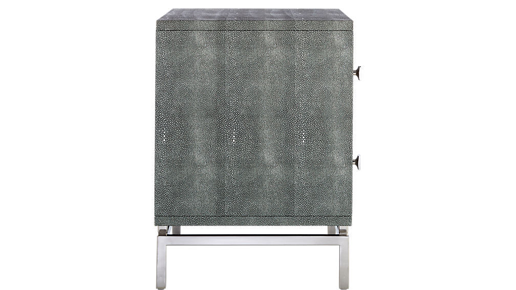 SHAGREEN EMBOSSED NIGHTSTAND thumbnail 3