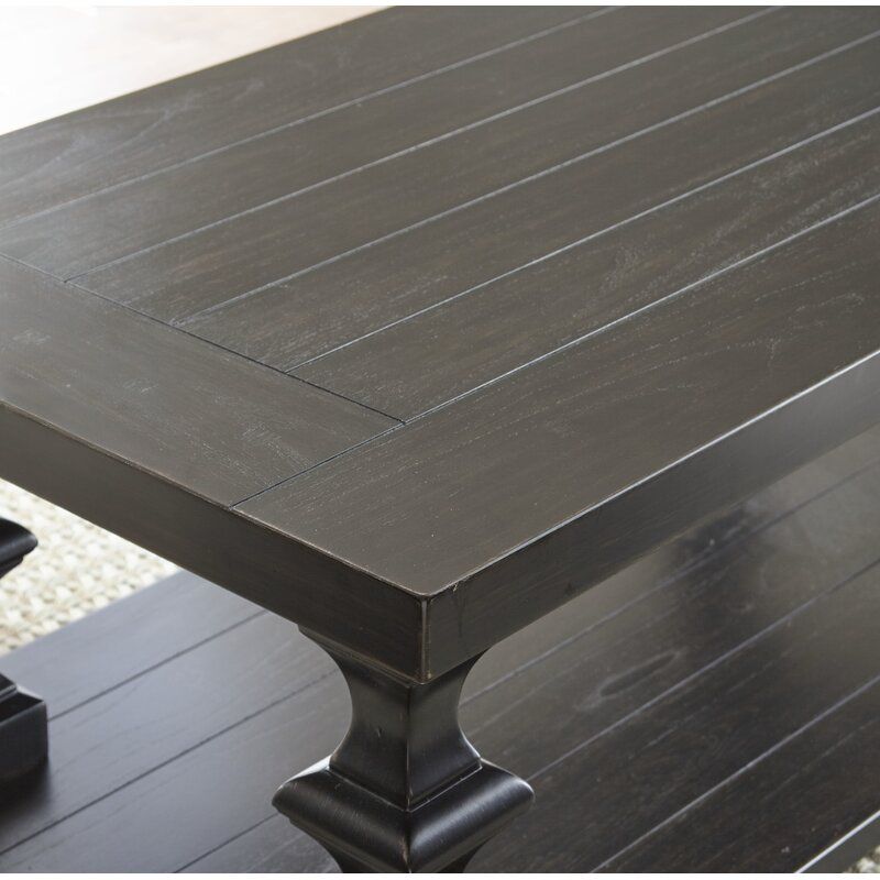 Millis Floor Shelf Coffee Table with Storage thumbnail 2