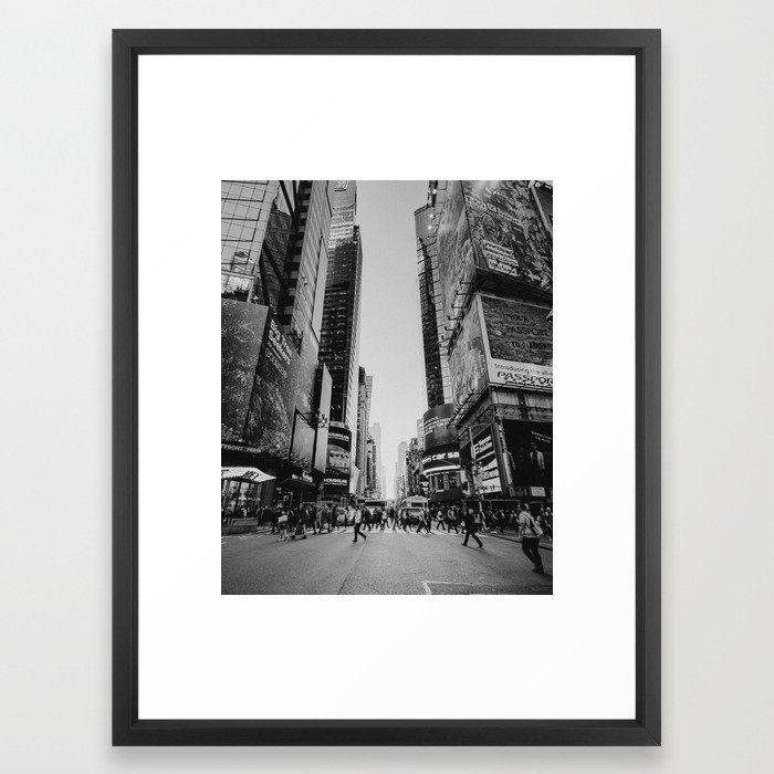 The busy streets of New York City With frame thumbnail 2