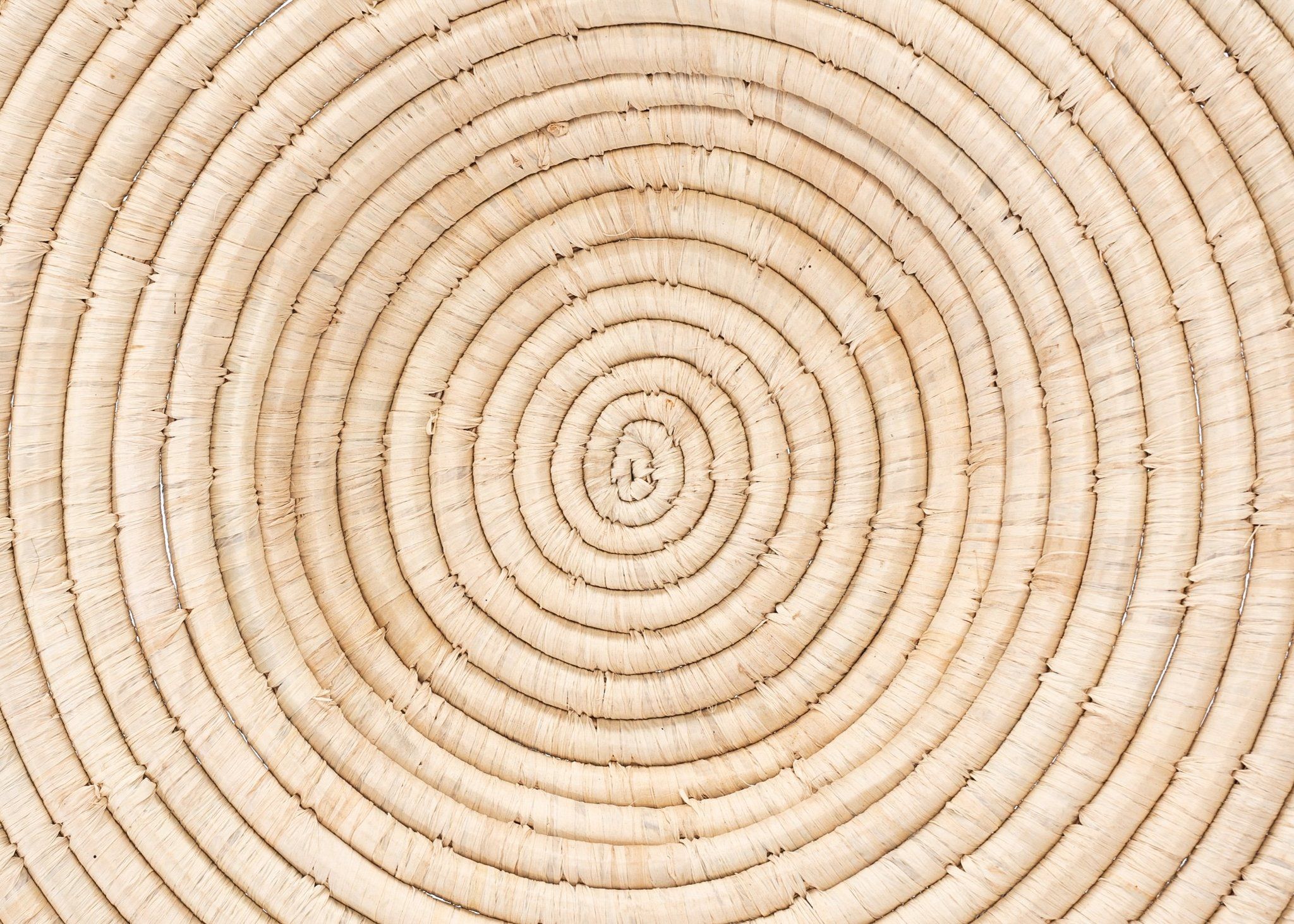 Small All Natural Woven Wall Art Plate thumbnail 3
