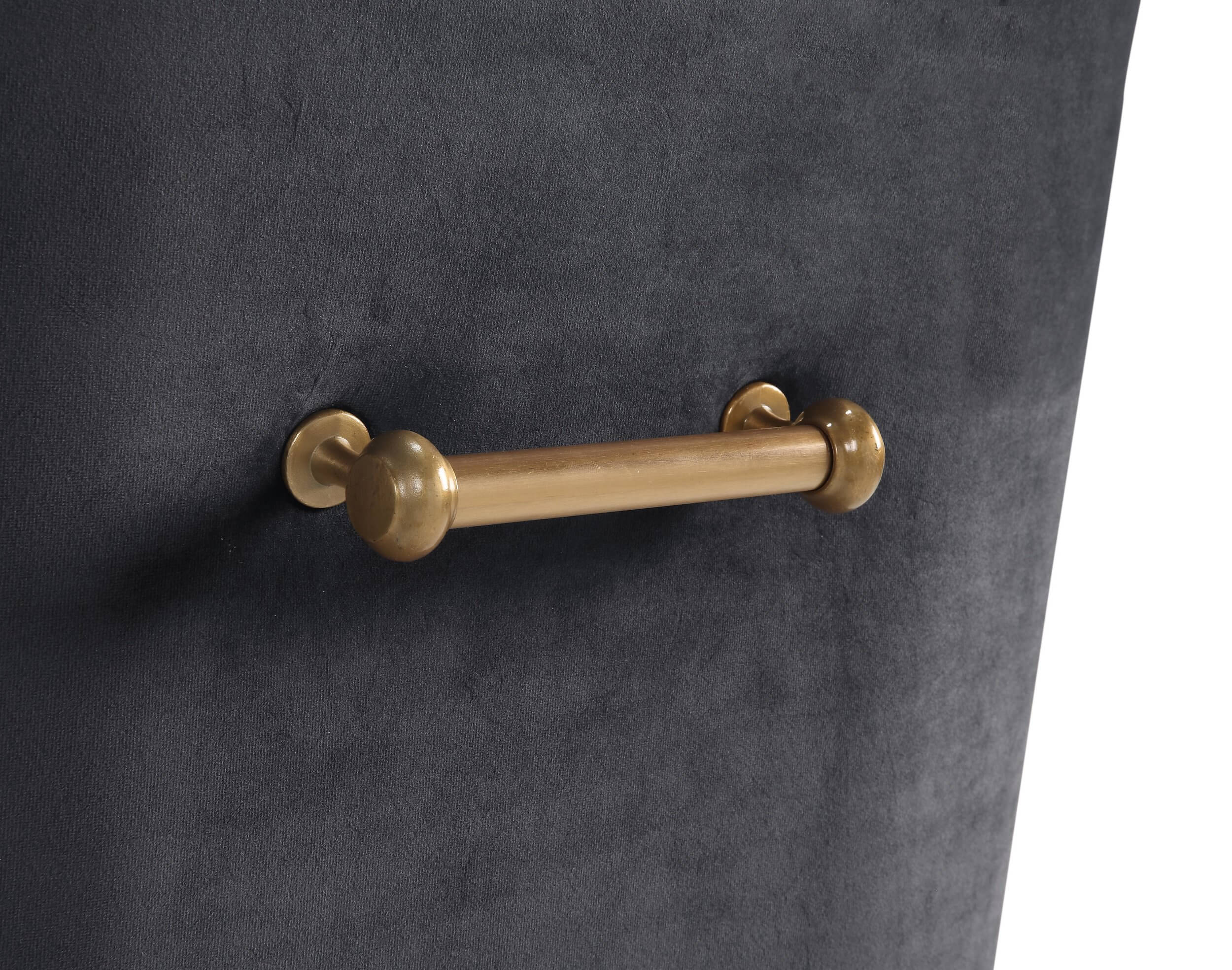 Tori Velvet Side Chair - Charcoal thumbnail 5