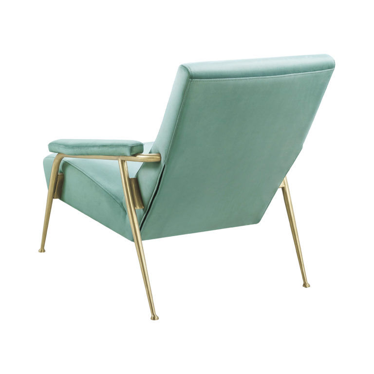 ABBEY MINT GREEN VELVET CHAIR thumbnail 3