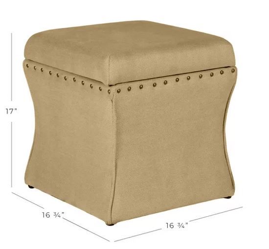 Thorton Square Storage Ottoman thumbnail 3