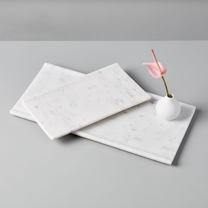 Foundations White Marble Trays thumbnail 2